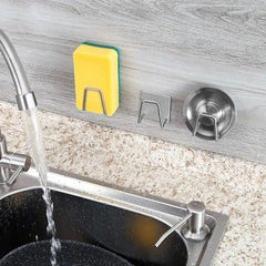 2-Pack: Kitchen Stainless Steel Sink Sponge Holder