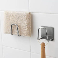 2-Pack: Kitchen Stainless Steel Sink Sponge Holder