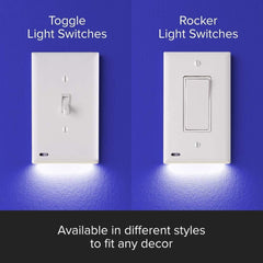 2 Pack: LED Motion Light Switch Plate