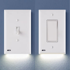 2 Pack: LED Motion Light Switch Plate