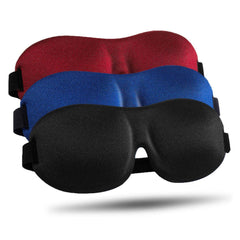 3-Pack: Blackout Eye Mask with Adjustable Strap