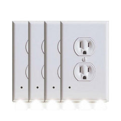 4-Pack: LED Night Light Outlet Cover - Assorted Styles