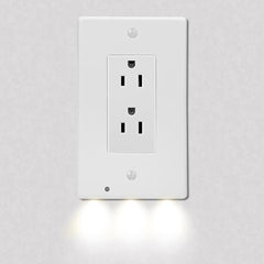 4-Pack: LED Night Light Outlet Cover - Assorted Styles