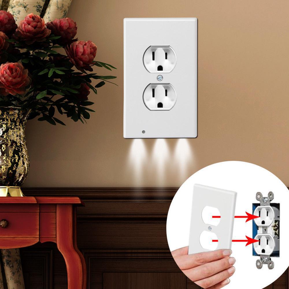 4-Pack: LED Night Light Outlet Cover - Assorted Styles