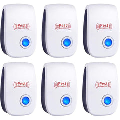 6-Pack: Ultrasonic Pest Repeller Electronic Plug in Pest Control