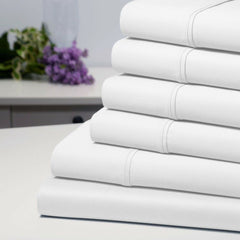 6-Piece: Bamboo 1800 Count Extra Soft Luxury Sheet Set