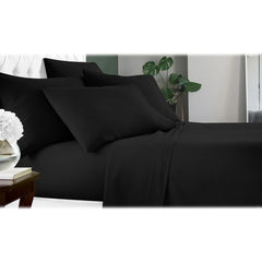 6-Piece: Luxury Home Cool Bamboo-Fiber Sheet Set