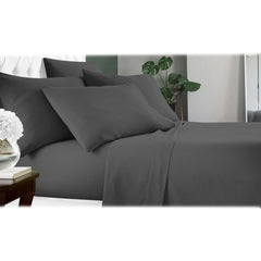 6-Piece: Luxury Home Cool Bamboo-Fiber Sheet Set