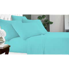 6-Piece: Luxury Home Cool Bamboo-Fiber Sheet Set