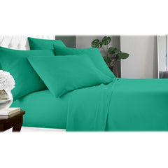 6-Piece: Luxury Home Cool Bamboo-Fiber Sheet Set