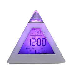 7 Color Changing LED Alarm Clock