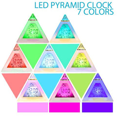 7 Color Changing LED Alarm Clock