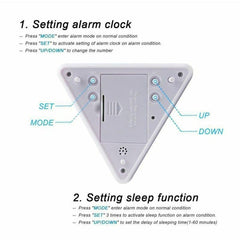 7 Color Changing LED Alarm Clock