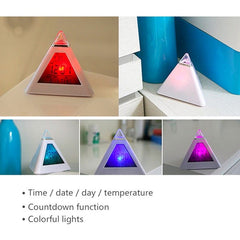 7 Color Changing LED Alarm Clock