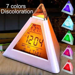 7 Color Changing LED Alarm Clock