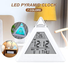 7 Color Changing LED Alarm Clock