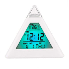 7 Color Changing LED Alarm Clock