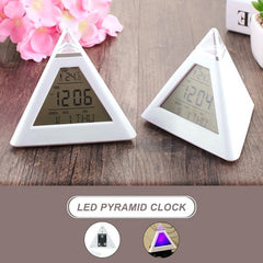 7 Color Changing LED Alarm Clock