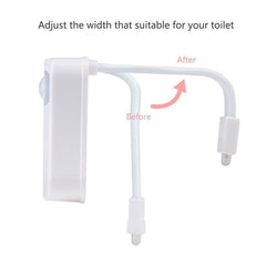 8-Color LED Sensor Motion-Activated Bathroom Toilet Light