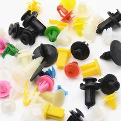 100/50 Pcs Car Clips Fastener Screws Bumper Interior Decoration Auto Plastic Random Mixing Universal Plastic