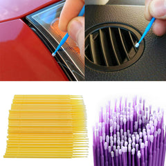 100pcs Car Maintenance Tool Brushes Disposable Paint Touch-up Micro Brush Tip Car Detailing Brush Small Tip Accessories 1.2mm