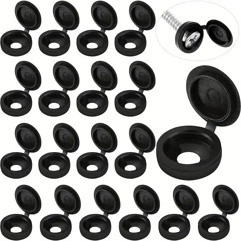 10/100pcs Screw Decorative Cover Cross Screw Nail Cap Folding Buckle for Car Furniture Decorative Nuts Cover Bolts Hardware