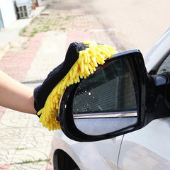 1/5pcs Car Washing Gloves Waterproof Microfiber Chenille Gloves Car Cleaning Mitt Detailing Brush Auto Care Double-faced Glove