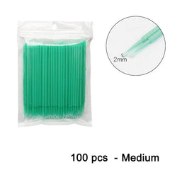 100Pcs Car Paint Touch Up Tool Disposable Car Touch Up Paint Micro Brush Fine Tip Maintenance Tool Car Detailing Small Tip Brush