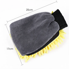 1/5pcs Car Washing Gloves Waterproof Microfiber Chenille Gloves Car Cleaning Mitt Detailing Brush Auto Care Double-faced Glove