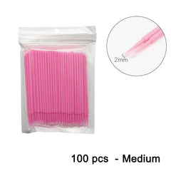 100Pcs Car Paint Touch Up Tool Disposable Car Touch Up Paint Micro Brush Fine Tip Maintenance Tool Car Detailing Small Tip Brush