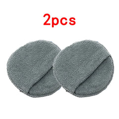 1/2/3pcs Car Microfiber Wax Applicator Foam Pocket Sponge Detailing Cleaning Buffing Pad for Auto Waxing, Dusting Polishing