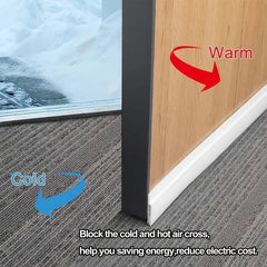 Door Draft Stopper Under Door Seal for Exterior/Interior Doors