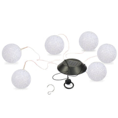 Solar Powered LED Ball Wind Chimes - Color Changing LED String Light